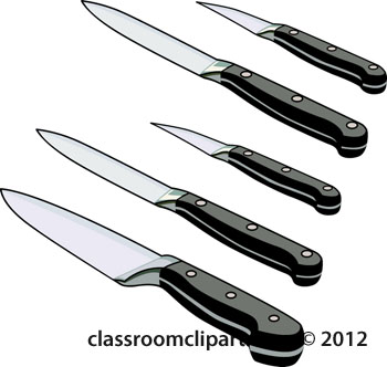 Kitchen clipart knife set