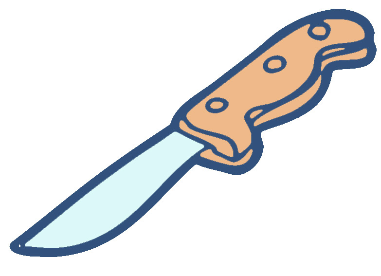 Knife Clipart Panda Free Clip - Knife Clip Art