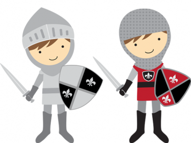 Knight clipart black and whit - Clipart Knight