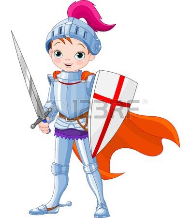 knight: Illustration of littl - Knights Clipart