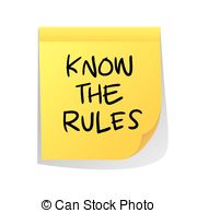 ... Know The Rules - Motivational concept vector illustration of.