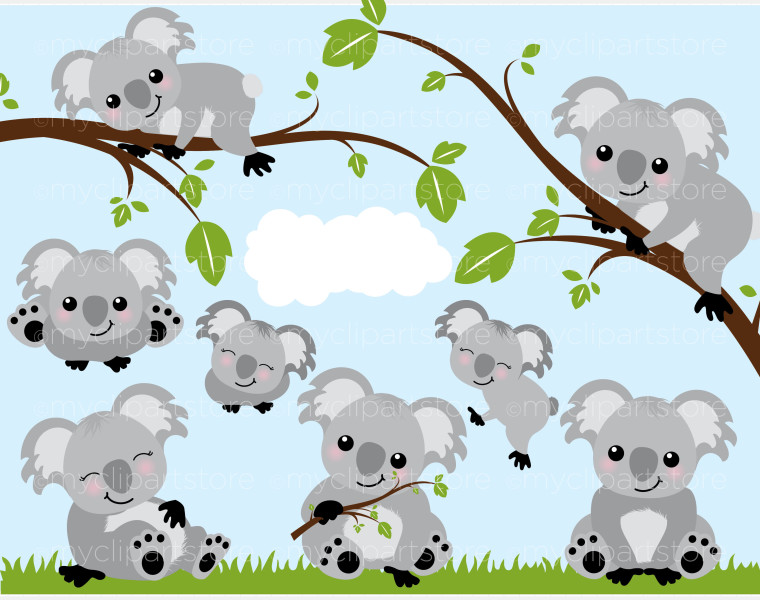 Koala Bear Clip Art u0026 Koa