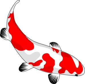 Koi Fish clip art. Free Japanese fish image.