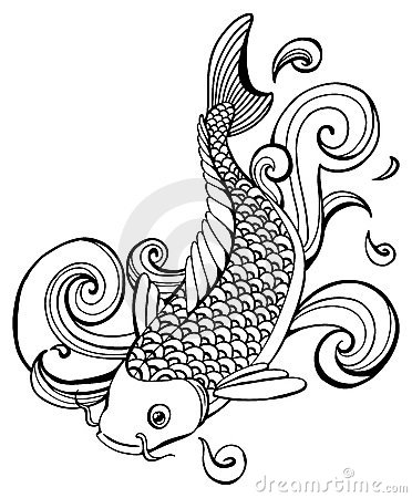 Koi Stock Illustrations u2013 - Koi Fish Clipart