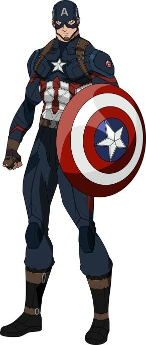 Captain America obviously. Th - Krrish Clipart