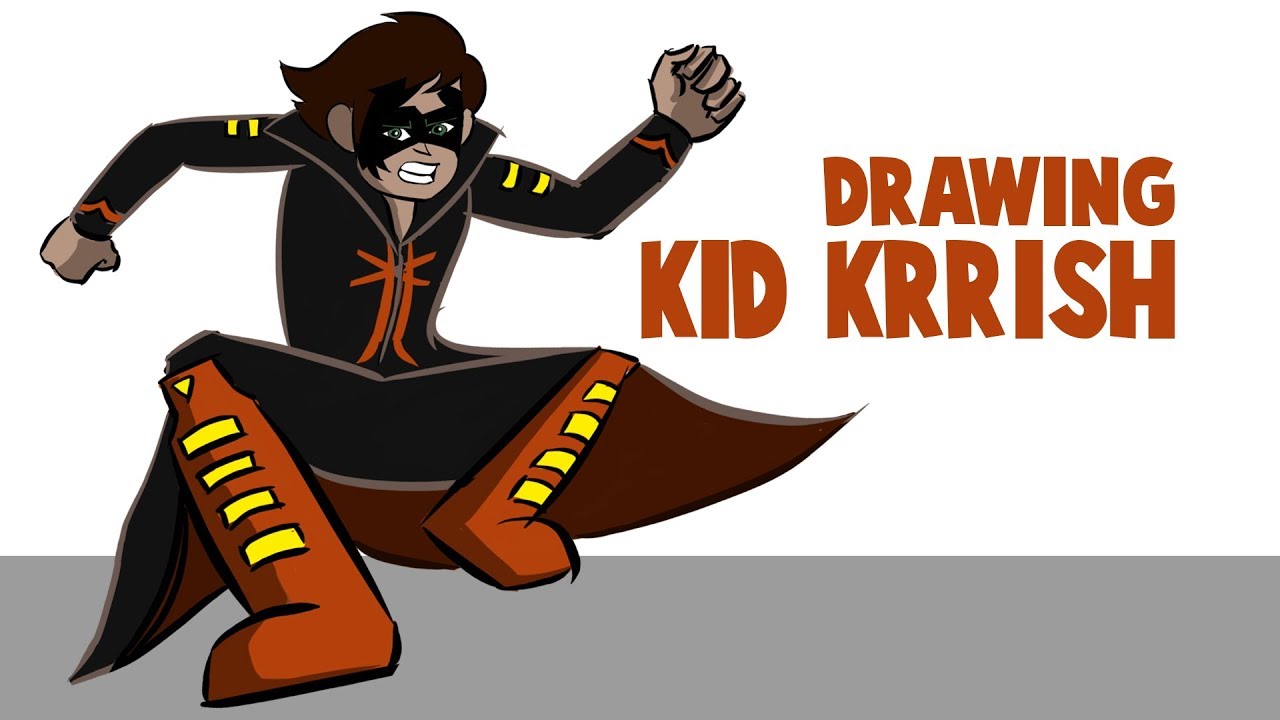 How To Draw Kid Krrish | Draw