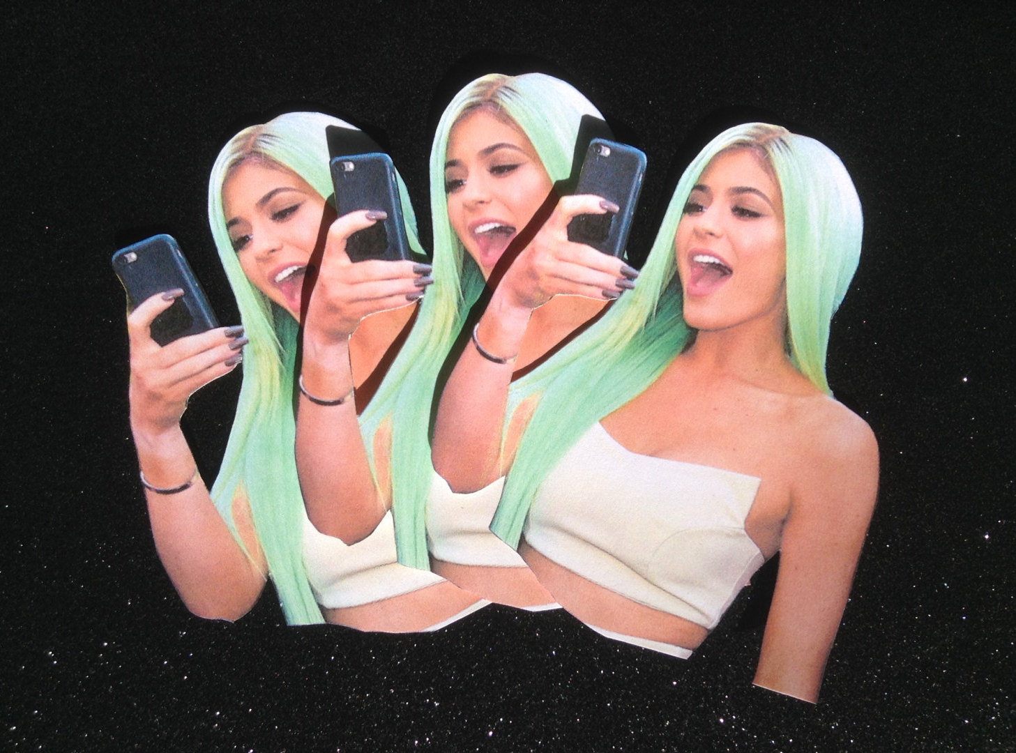 Kylie Jenner Matte Stickers 3 Pack.