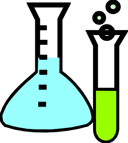 laboratory test tube Clip Art. chemicals07b.GIF (8063 bytes)