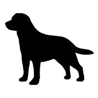 Labrador Retriever Dog T-Shirts, Stickers, Magnets, Mugs and Gifts - ClipArt