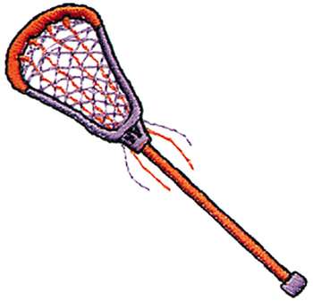 Lacrosse sticks and ball symb