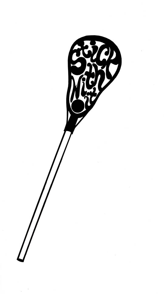 Lacrosse Stick Drawing ... - Lacrosse Stick Clip Art