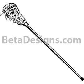 Lacrosse Sticks 04 - Color - Lacrosse Stick Clipart