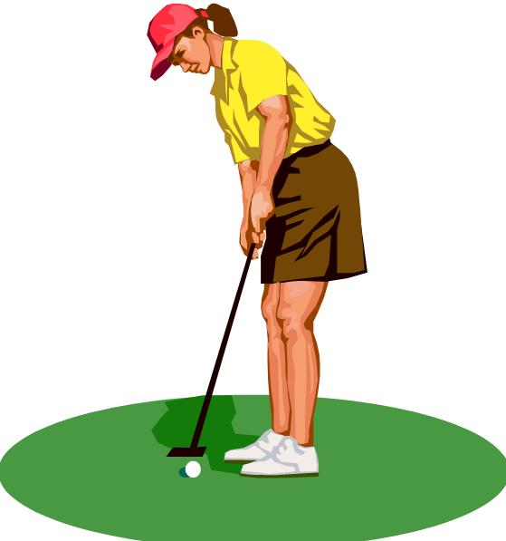 Ladies Golf Clip Art Girl Gol - Clip Art Golf