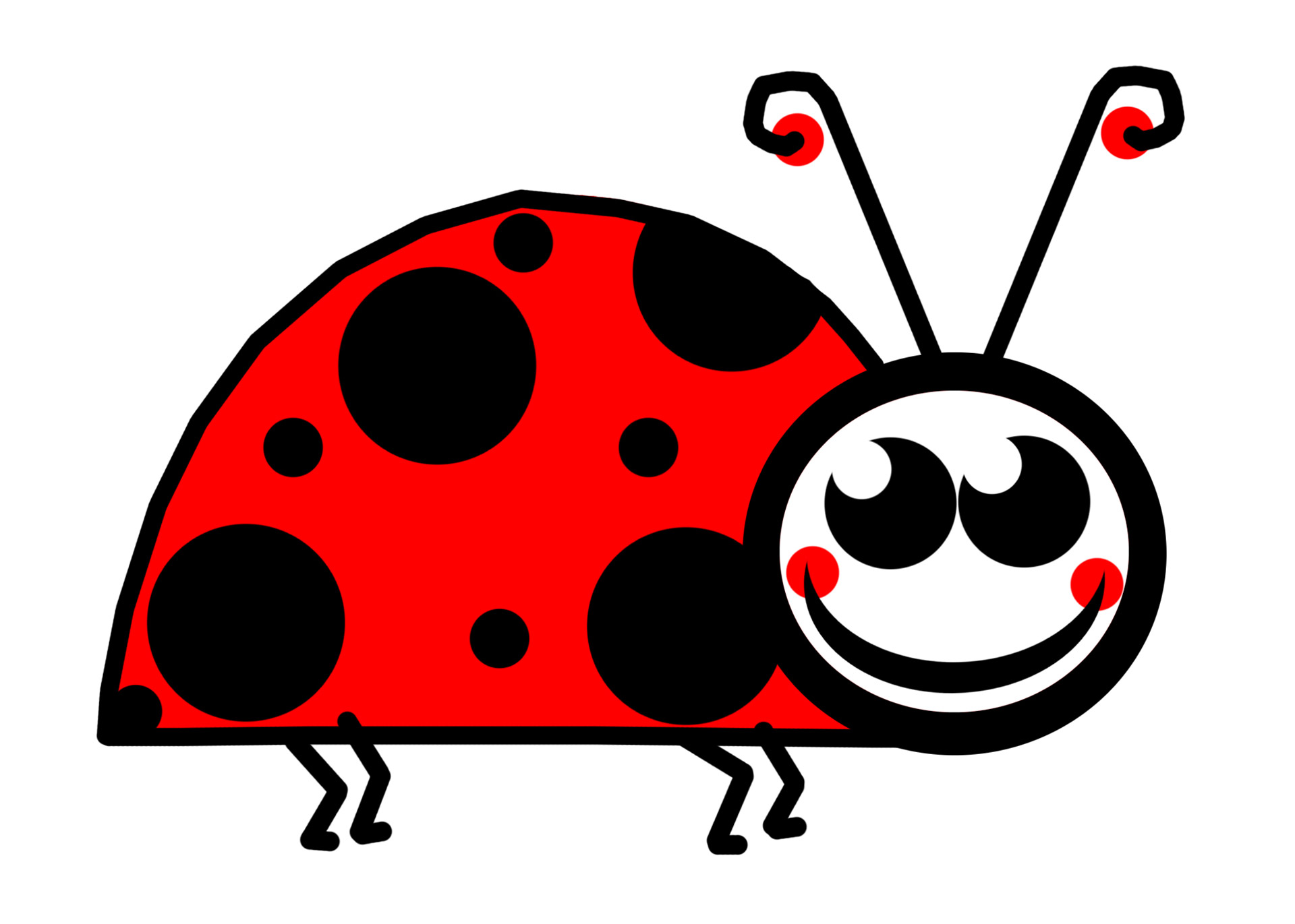 Lady Bug Clip Art - Cute Ladybug Clipart