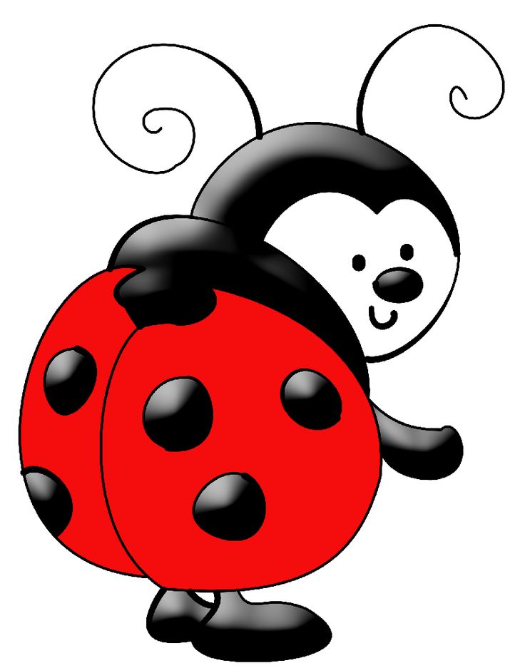 Lady bug on ladybugs san . - Cute Ladybug Clipart