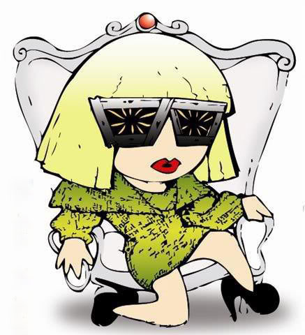 Lady Gaga Clipart-Clipartlook.com-437