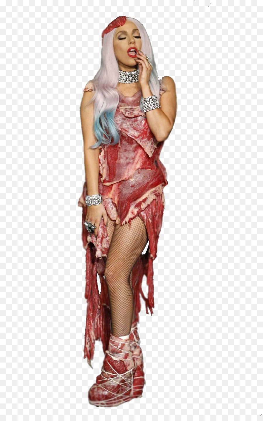 Lady Gagau0027s meat dress The Fame Christmas Tree Clip art - watching clipart