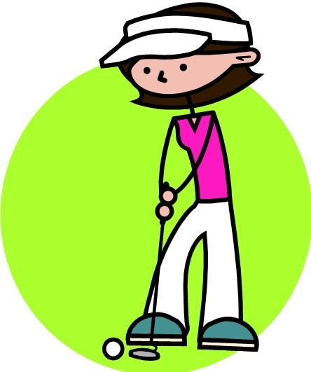Lady Golfer Clip Art | lady golfer