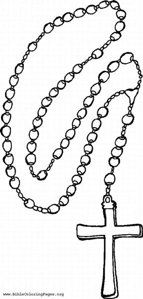lady of the rosary clipart . - Rosary Clipart