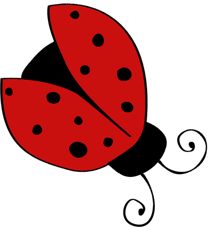 Ladybug Clip Art Border . - Cute Ladybug Clipart