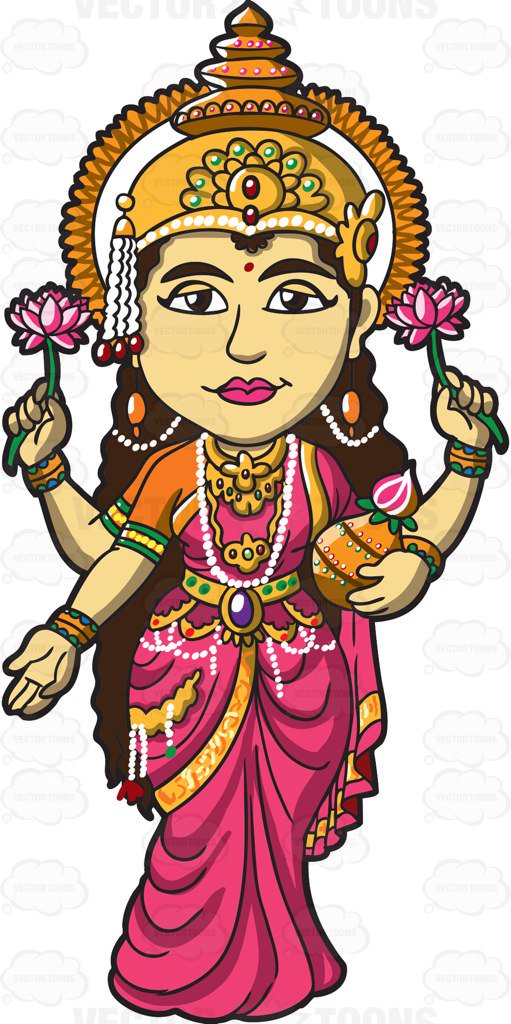 The Hindu Goddess Lakshmi