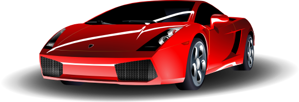 . ClipartLook.com free vector Red Lamborghini clip art