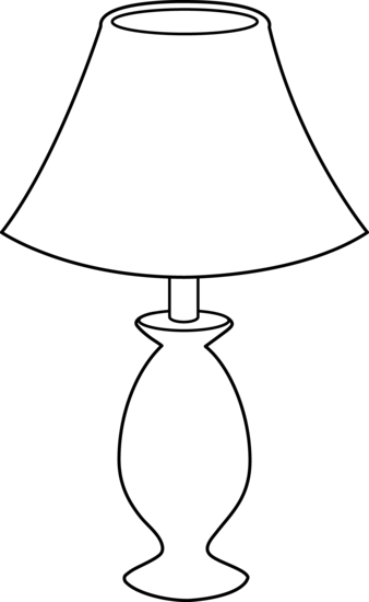 Lamp Clip Art Image - blue la