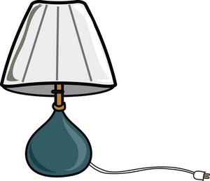 Oil Lamp Clip Art Image - red