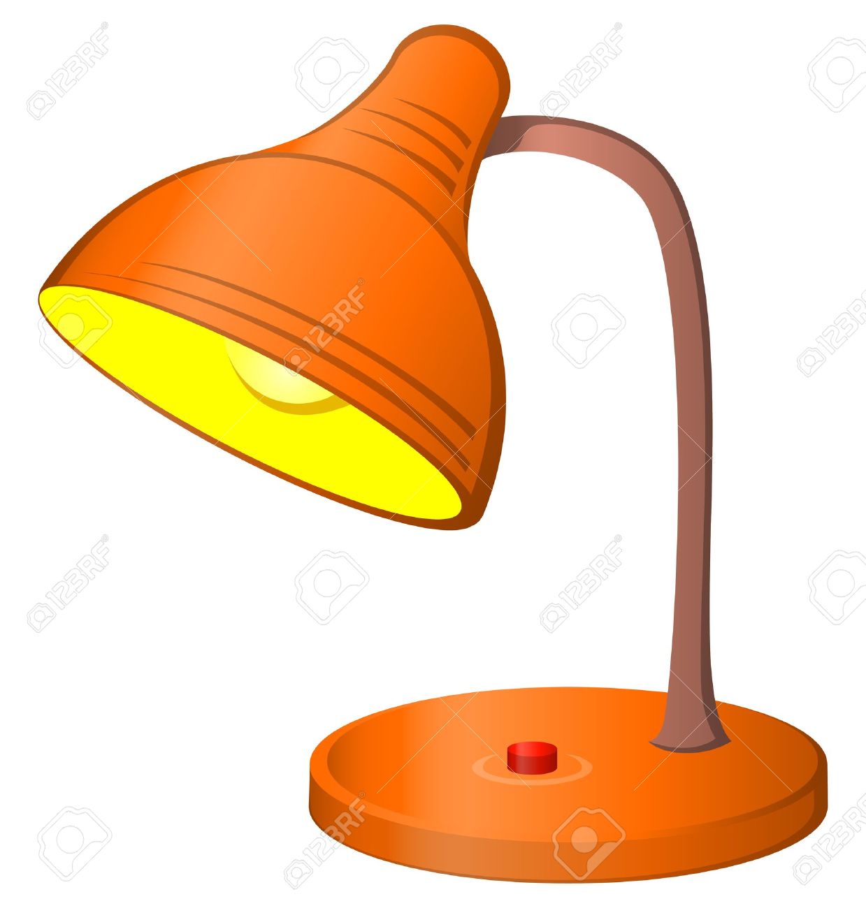 Lamp Clipart Image: Antique B