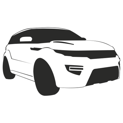 Range Rover Evoque Car Sketch