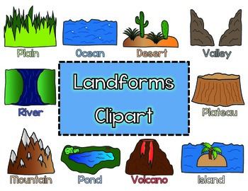 Landforms Clipart More Personal Landforms Clipart School Stuff