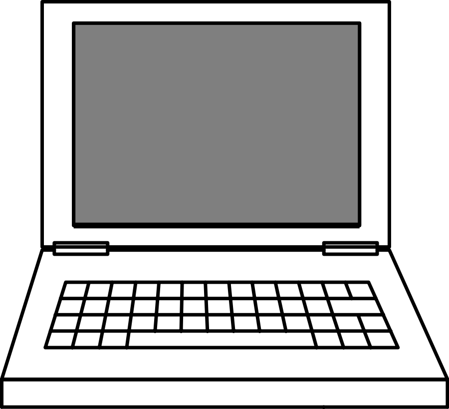 laptop clipart - Clip Art Laptop