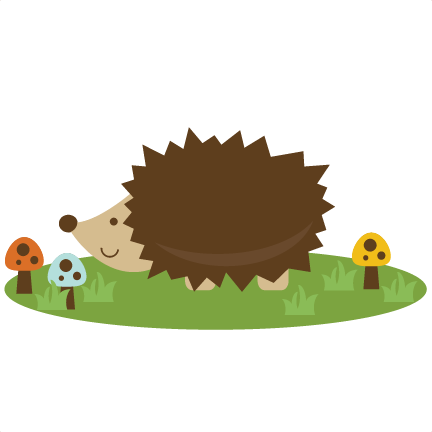 Large Cute Hedgehog Png - Hedgehog Clipart
