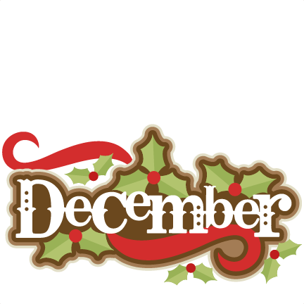 Large december title 3 clip a - December Clipart Free