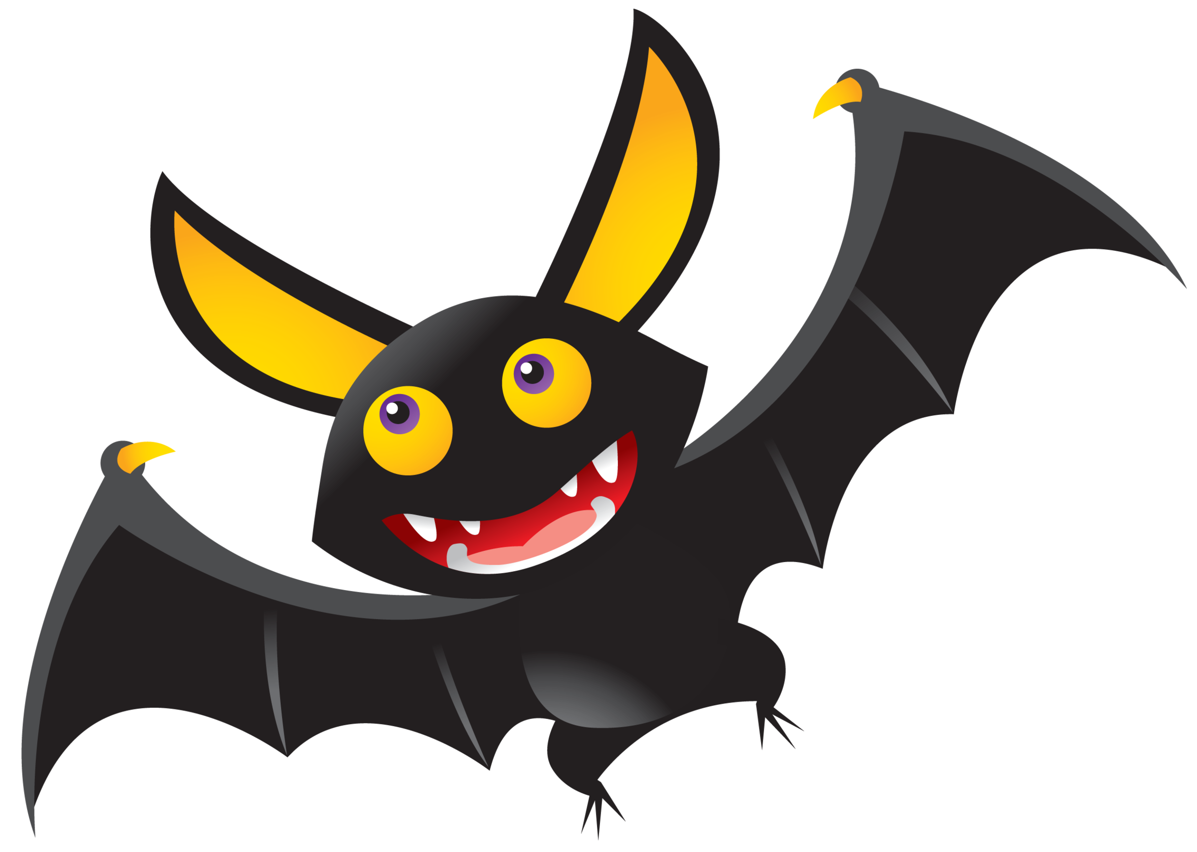 Bat Silhouette Clipart Image 