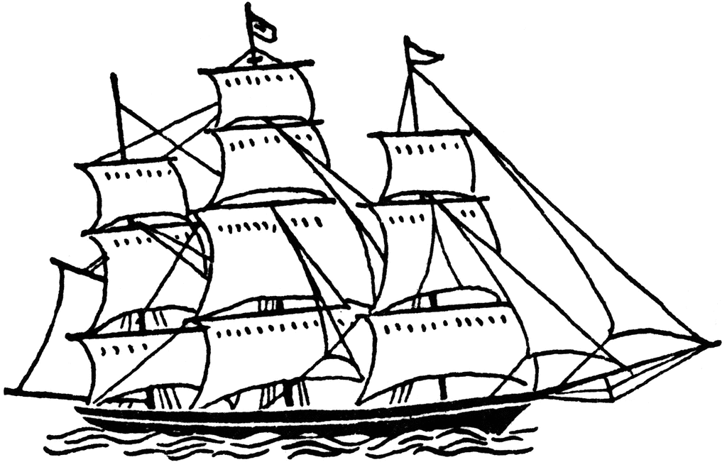 Sailing Ship Images Clip Art.