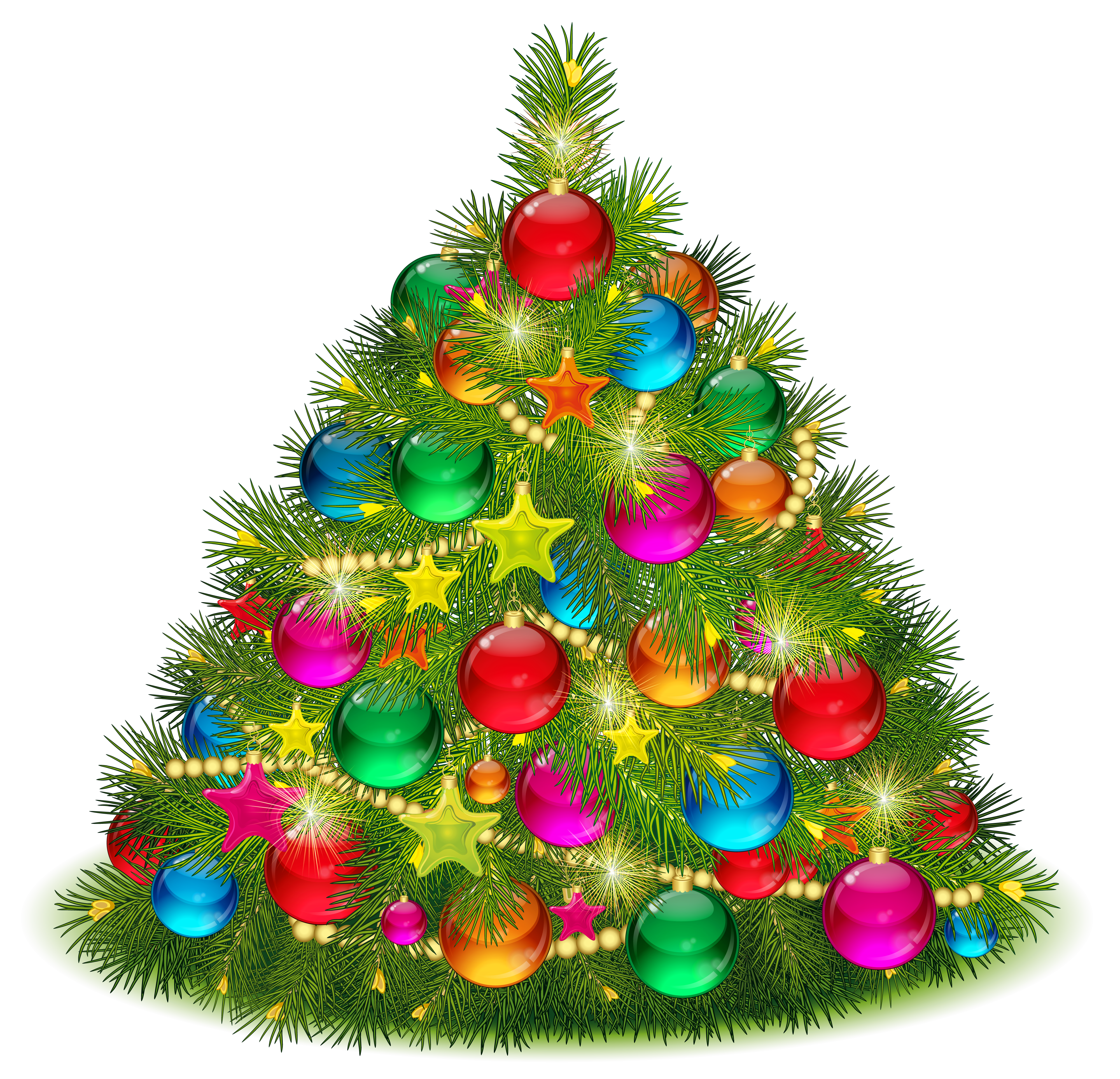 Free Christmas Tree Clipart. 