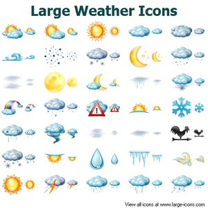 Large Weather Icons Image - Free Weather Clipart