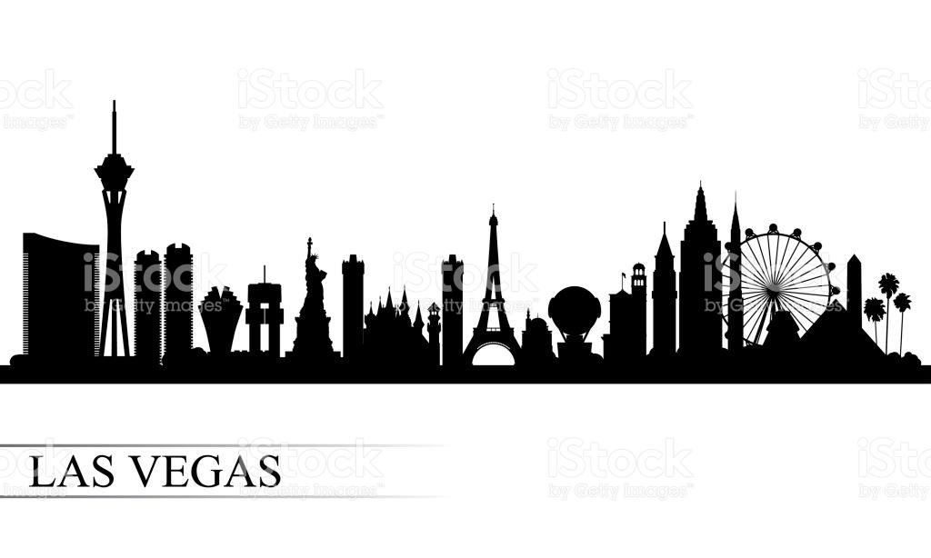 Las Vegas şehir manzarası s - Las Vegas Clipart