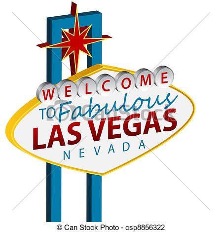 Welcome To Las Vegas Sign - c - Las Vegas Clipart