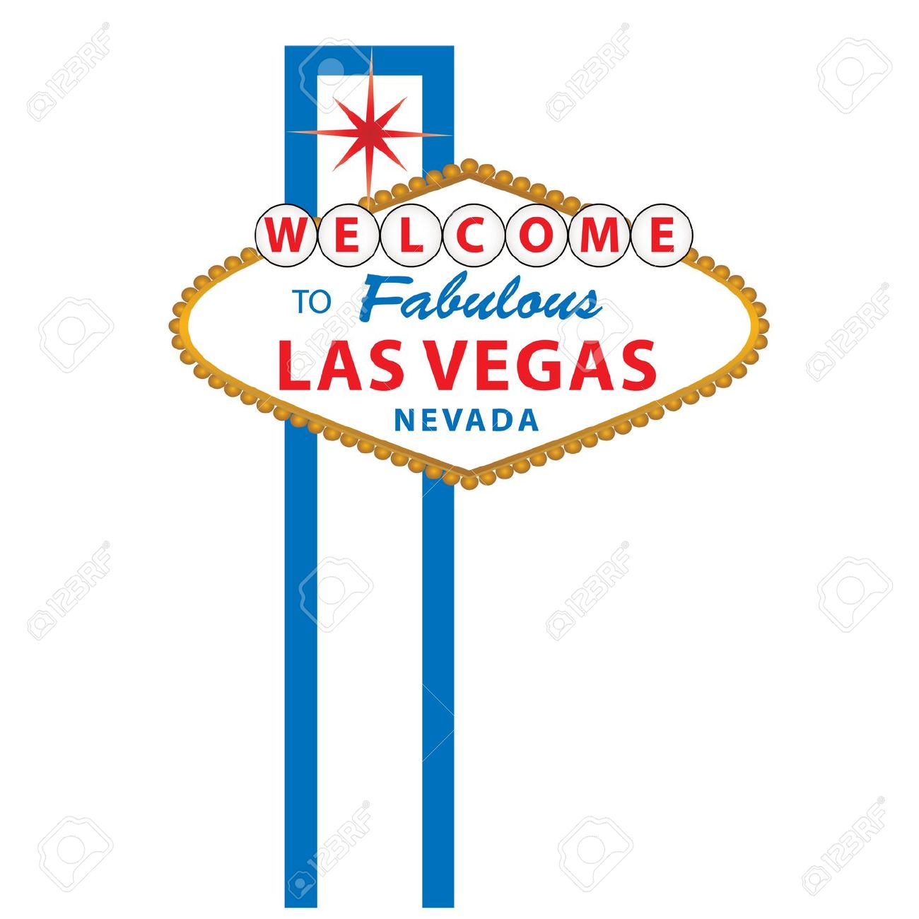 las vegas: Welcome to Fabulou - Las Vegas Clip Art
