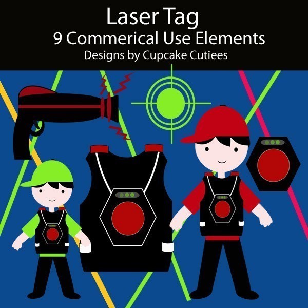 Laser Tag Clip Art Downloadable Free