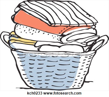 Laundry Basket Clip Art