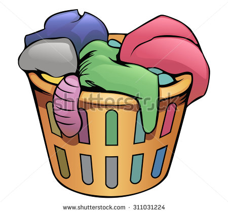 Laundry Basket Clipart