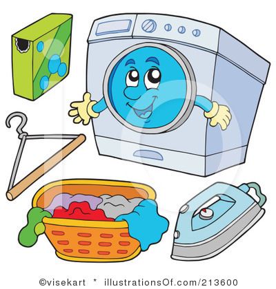 Laundry Basket Illustration | Laundry Clipart (rf) laundry clipart