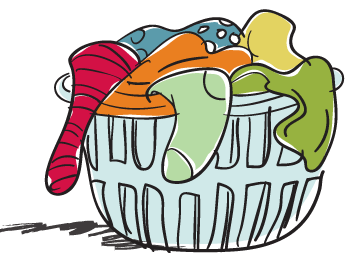 Laundry Basket Illustration |