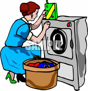 Laundry Clipart A Woman Doing Laundry 100429 171408 526009 Jpg