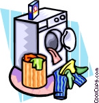 Laundry Laundry Room and Equipment Vector Clipart Pictures - CoolCLIPS Clip Art