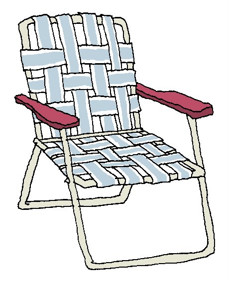 Lawn Chair Clip Art - Lawn Chair Clip Art