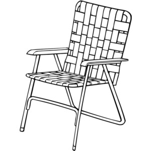 Adirondack Lawn Chair Clip Ar